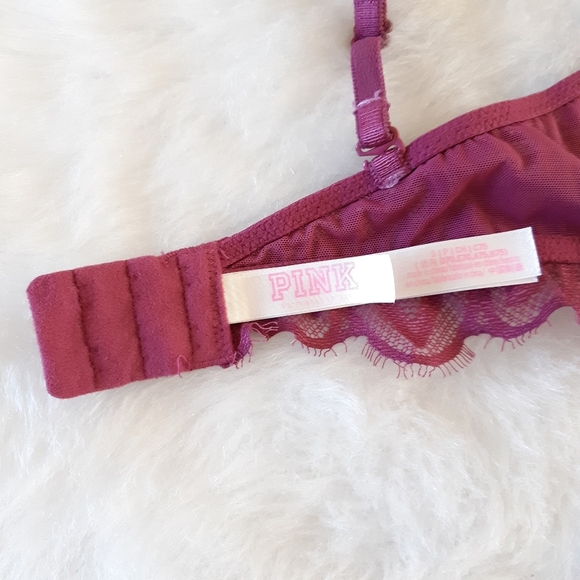 Victoria's Secret PINK | Date Unlined Lace Bra Size Small‎ - Picture 4 of 4